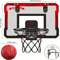 Mini Basketball Hoop with Electronic Scoreboard - BouncePro-State of Style