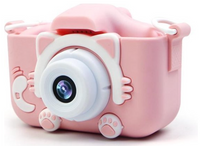 Mini children's camera with protective cover Klikkie | Playfully Memories-Pink-State of Style