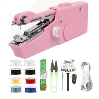 Mini Electric Sewing Machine - StitchMatic-Pink set-State of Style