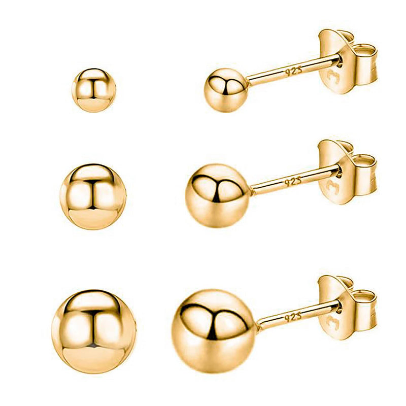 Minimalist Earrings - Lunara-Set (All sizes)-18K gold plated-State of Style