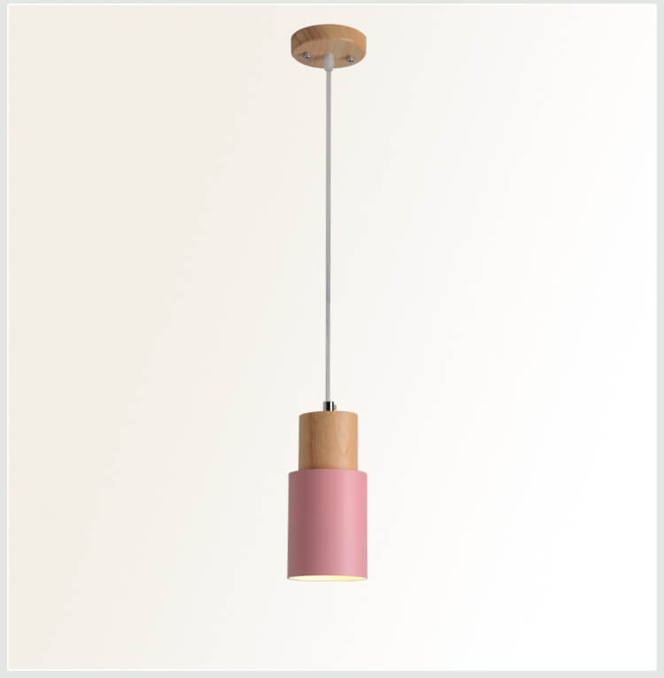 Minimalist LED Cylinder Pendant Light - NordicGlow-White-State of Style