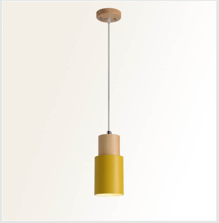 Minimalist LED Cylinder Pendant Light - NordicGlow-White-State of Style
