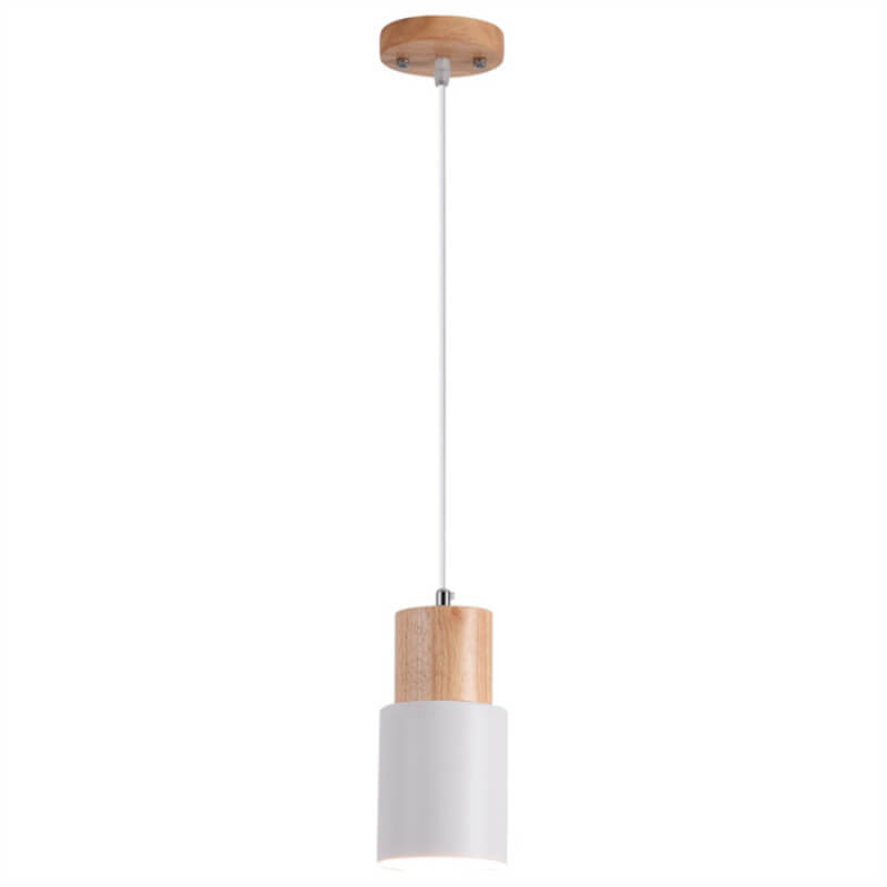 Minimalist LED Cylinder Pendant Light - NordicGlow-White-State of Style