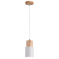 Minimalist LED Cylinder Pendant Light - NordicGlow-White-State of Style