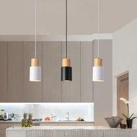 Minimalist LED Cylinder Pendant Light - NordicGlow-White-State of Style