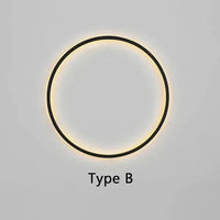 Minimalist Round Wall Lamp - Lars-30cm-Type A AC Input-Warm White-State of Style