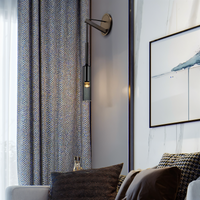 Minimalist Wall Lamp with Smoke Glass - Orvane-State of Style
