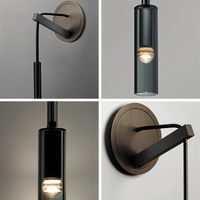 Minimalist Wall Lamp with Smoke Glass - Orvane-State of Style