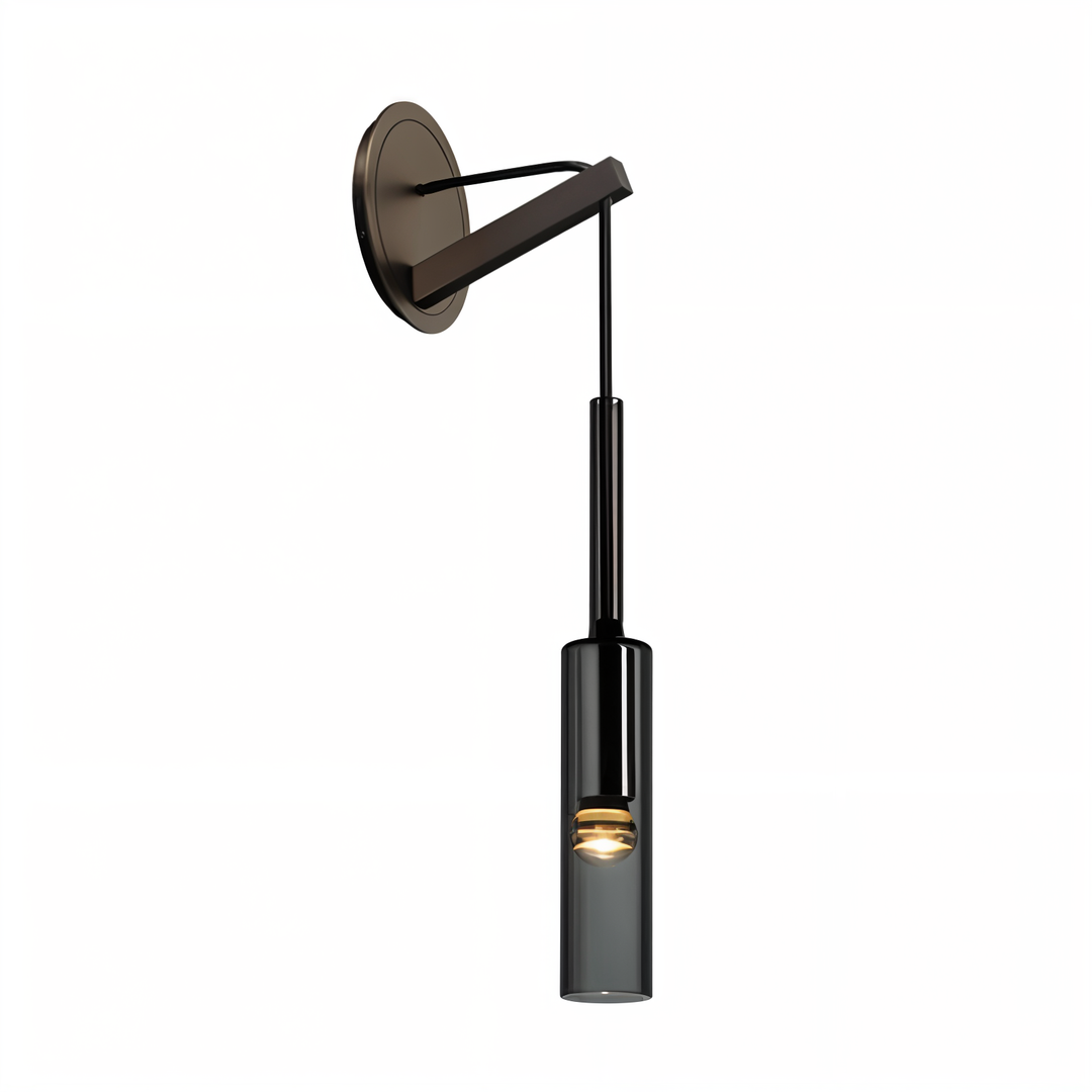 Minimalist Wall Lamp with Smoke Glass - Orvane-State of Style