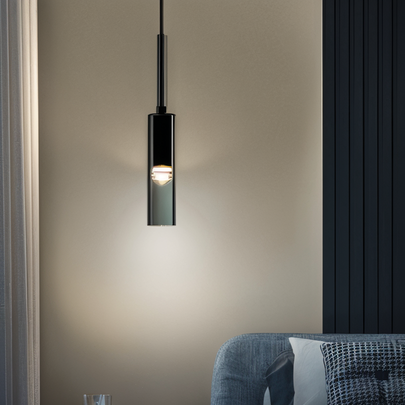 Minimalist Wall Lamp with Smoke Glass - Orvane-State of Style