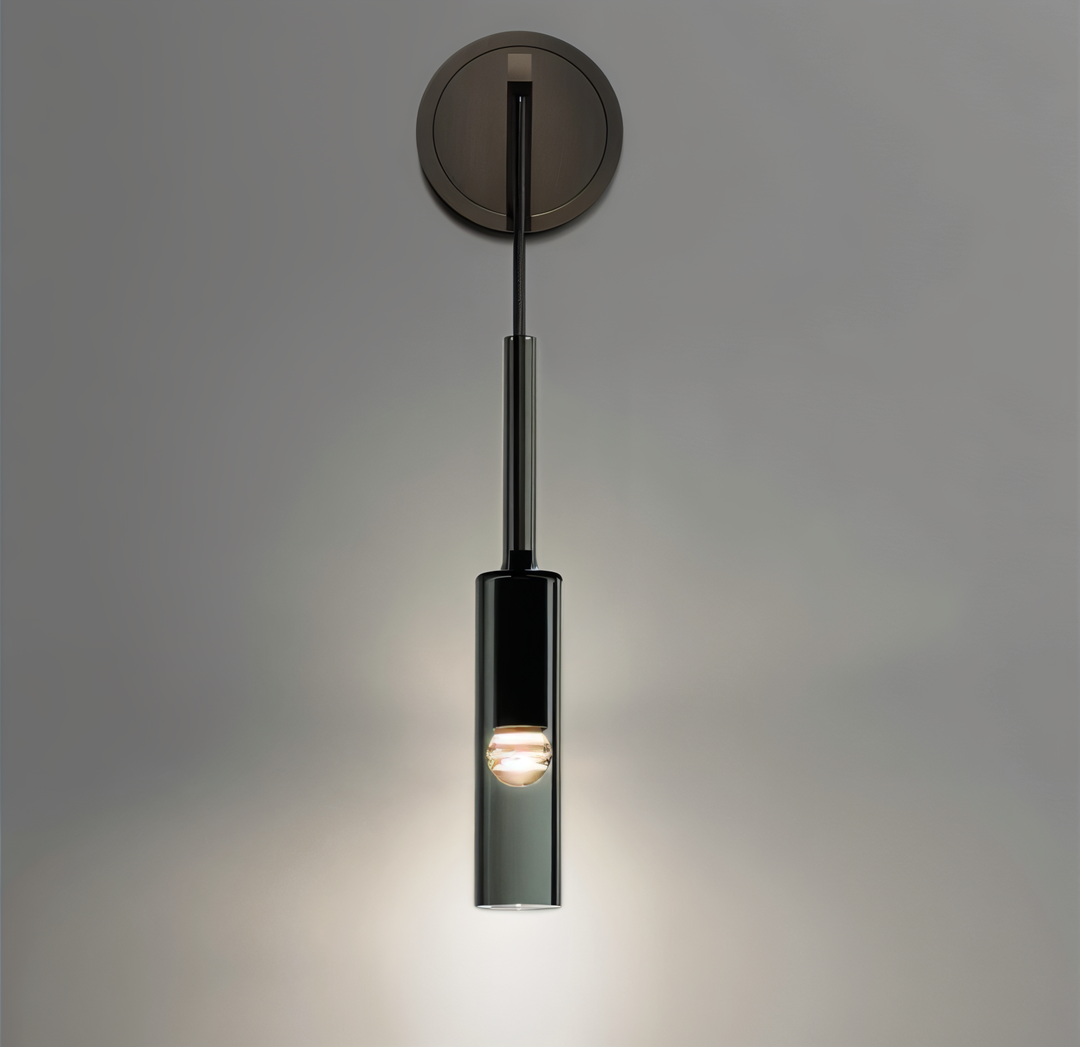 Minimalist Wall Lamp with Smoke Glass - Orvane-State of Style