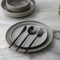 Minimalistic Cutlery for Modern Tables - PureSet-Matte Gold-Set for 4 people (20 pieces)-State of Style