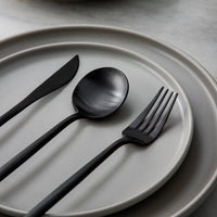 Minimalistic Cutlery for Modern Tables - PureSet-Matte Gold-Set for 4 people (20 pieces)-State of Style