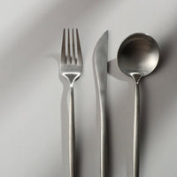 Minimalistic Cutlery for Modern Tables - PureSet-Matte Gold-Set for 4 people (20 pieces)-State of Style