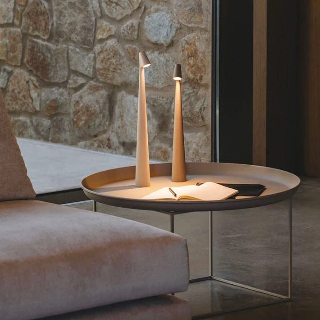 Minimalistic Wireless LED Ambient Lamp - NordicLite-Black-35 cm-State of Style