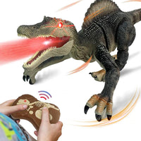 Mist-Spraying Interactive Dinosaur - RoboRex-Velociraptor 22cm - Blue-State of Style