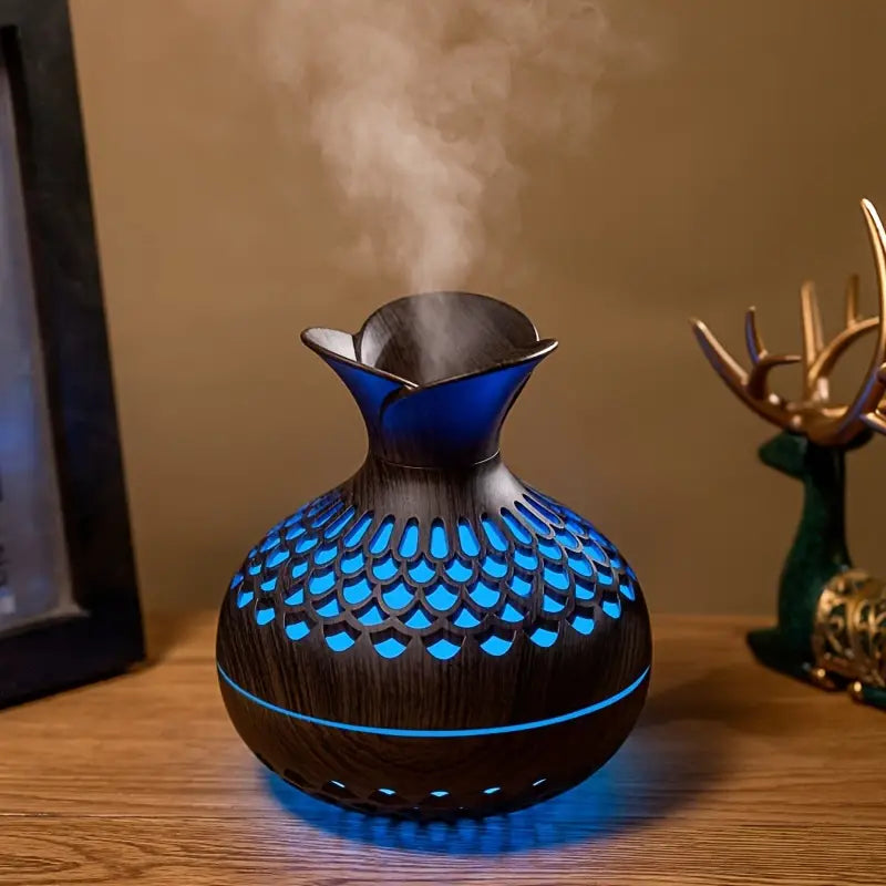 Modern and Stylish Aroma Diffuser - AromaBloom-Black-State of Style