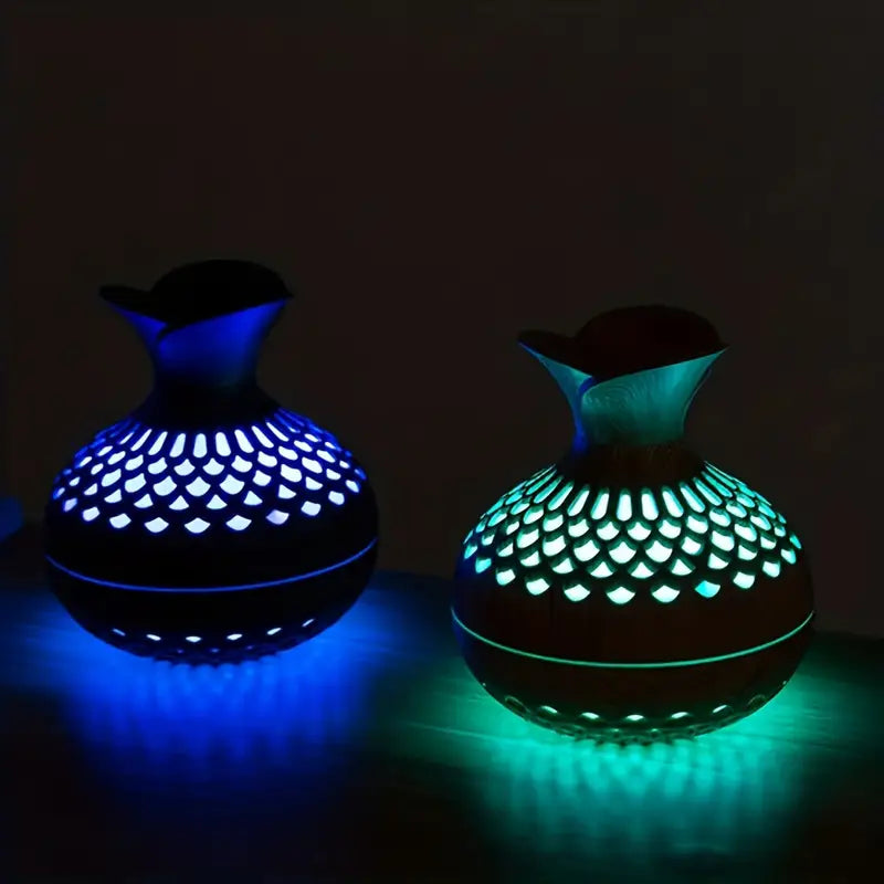 Modern and Stylish Aroma Diffuser - AromaBloom-Brown-State of Style