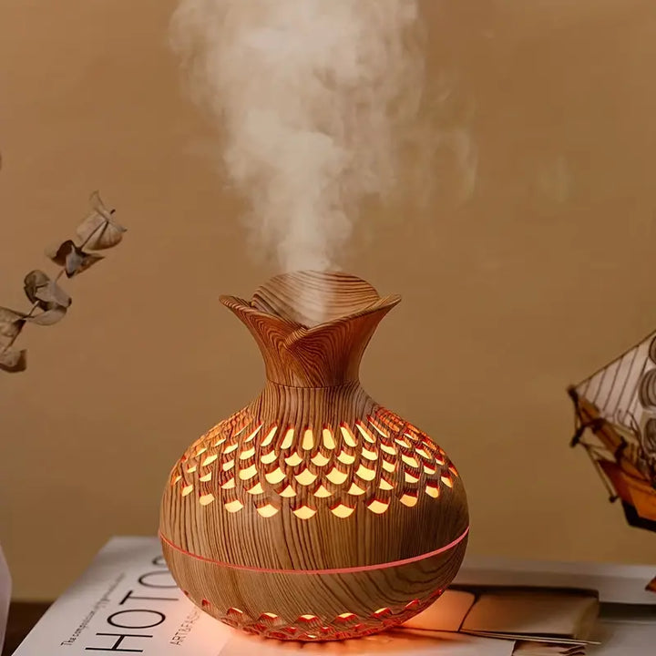 Modern and Stylish Aroma Diffuser - AromaBloom-Brown-State of Style