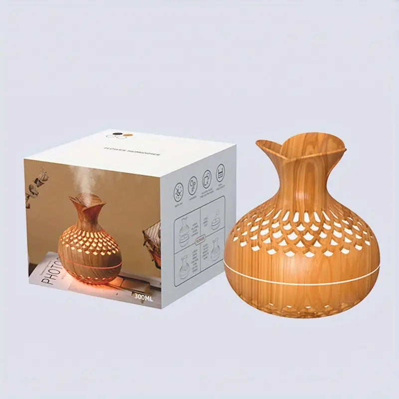 Modern and Stylish Aroma Diffuser - AromaBloom-Brown-State of Style