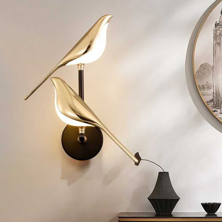 Modern Bird Wall Lamp - AviaryGlow-1 Bird Wall Lamp-State of Style