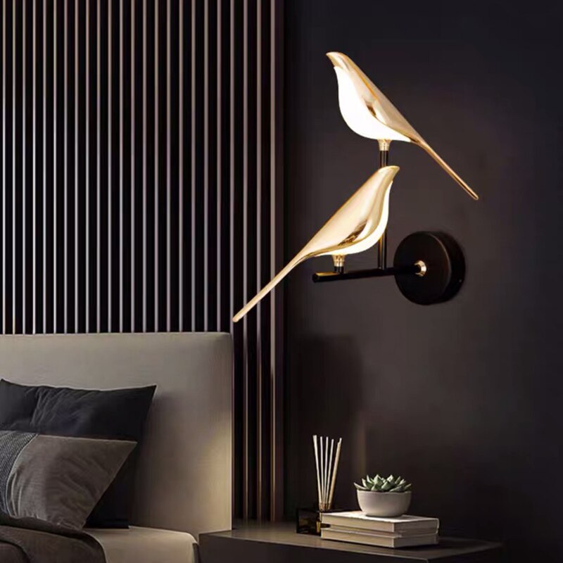 Modern Bird Wall Lamp - AviaryGlow-1 Bird Wall Lamp-State of Style