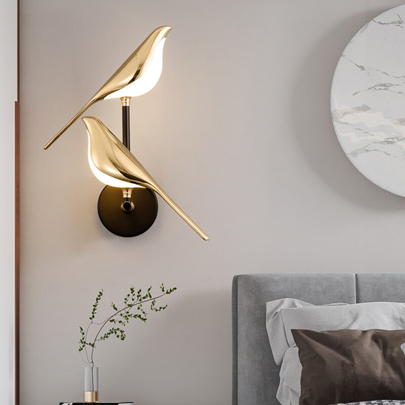 Modern Bird Wall Lamp - AviaryGlow-1 Bird Wall Lamp-State of Style