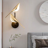 Modern Bird Wall Lamp - AviaryGlow-1 Bird Wall Lamp-State of Style