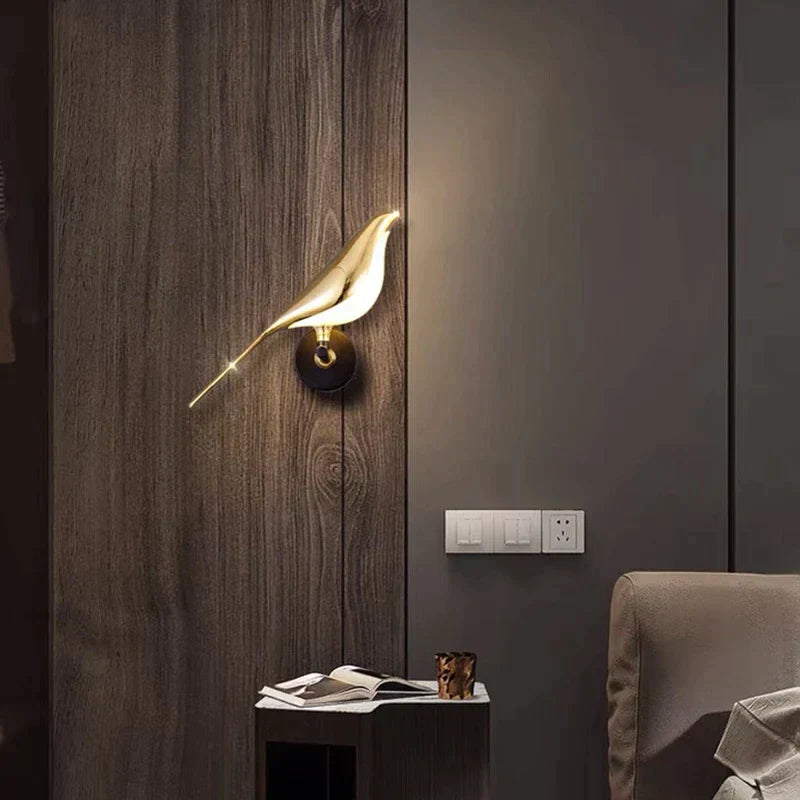 Modern Bird Wall Lamp - AviaryGlow-1 Bird Wall Lamp-State of Style