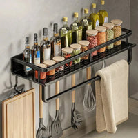 Modern Black Kitchen Rack - MetroRack-30cm-State of Style