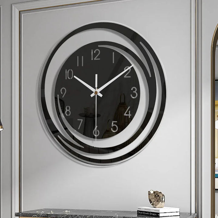 Modern Black Wall Clock in Acrylic - ScandiTime-State of Style