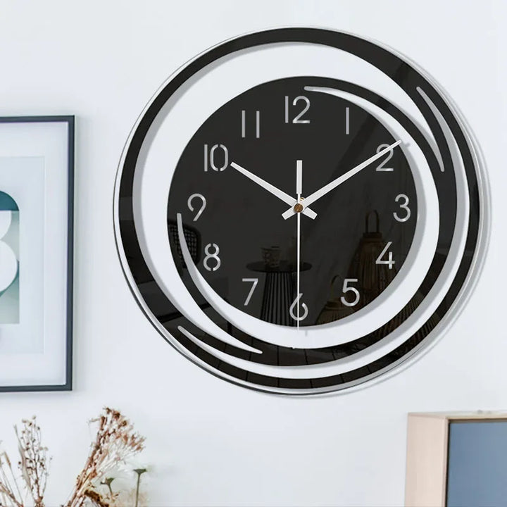 Modern Black Wall Clock in Acrylic - ScandiTime-State of Style