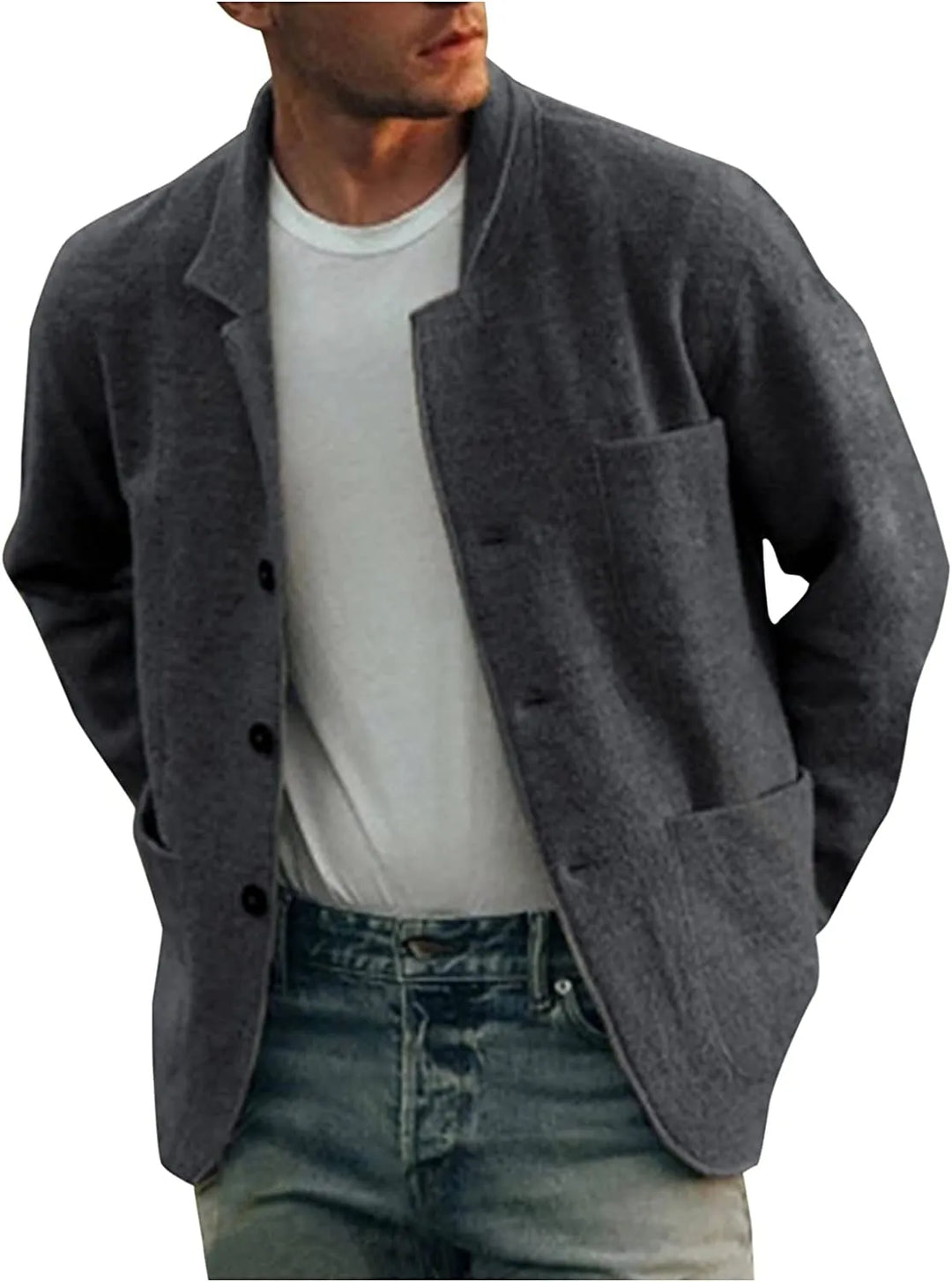 Modern Casual Men's Blazer - Aiden-Grey-S-State of Style