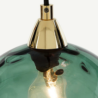 Modern Cluster Pendant Light with 3 Lamps - Cascade-Pink-Round-State of Style
