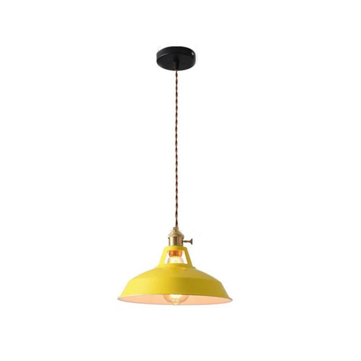 Modern Colourful LED Pendant Light - ChromaLuxe-Yellow-Warm White-State of Style