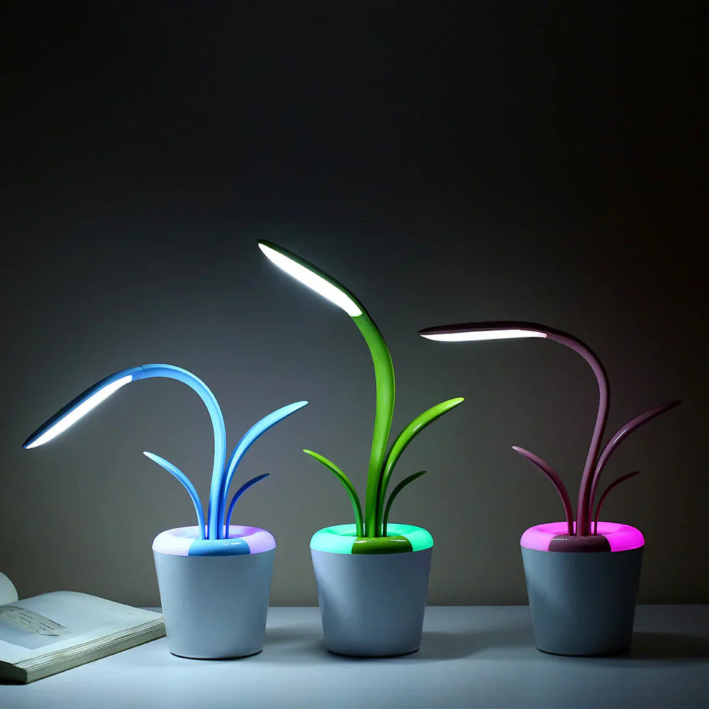 Modern Desk Lamp - LuminaFlex-Blue-State of Style