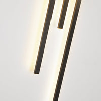 Modern Industrial LED Wall Light - LumoGlow-63CM-Black-A-State of Style