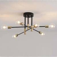 Modern LED Ceiling Light - Lumière Royale-Without Light Bulbs-4 Lamps-State of Style