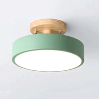 Modern LED Ceiling Light - LunaLux-Wood-State of Style