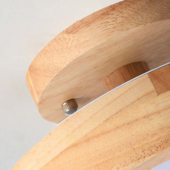 Modern LED Ceiling Light - LunaLux-Wood-State of Style