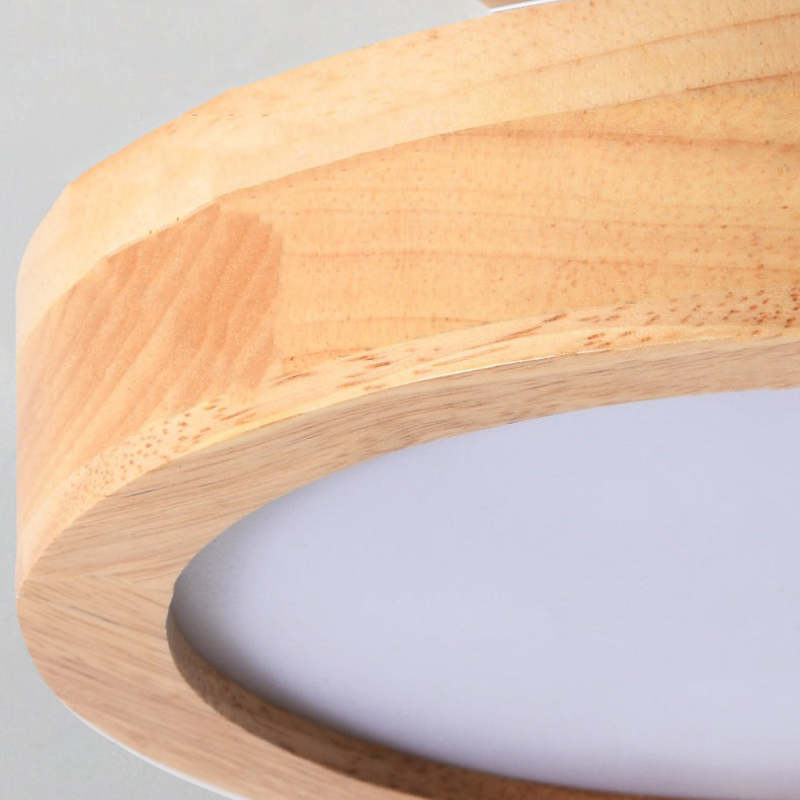 Modern LED Ceiling Light - LunaLux-Wood-State of Style