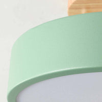 Modern LED Ceiling Light - LunaLux-Wood-State of Style