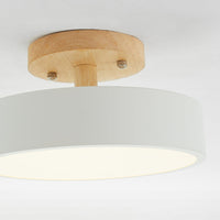 Modern LED Ceiling Light - LunaLux-Wood-State of Style