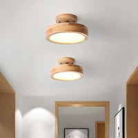 Modern LED Ceiling Light - LunaLux-Wood-State of Style