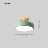 Modern LED Ceiling Light - LunaLux-Wood-State of Style