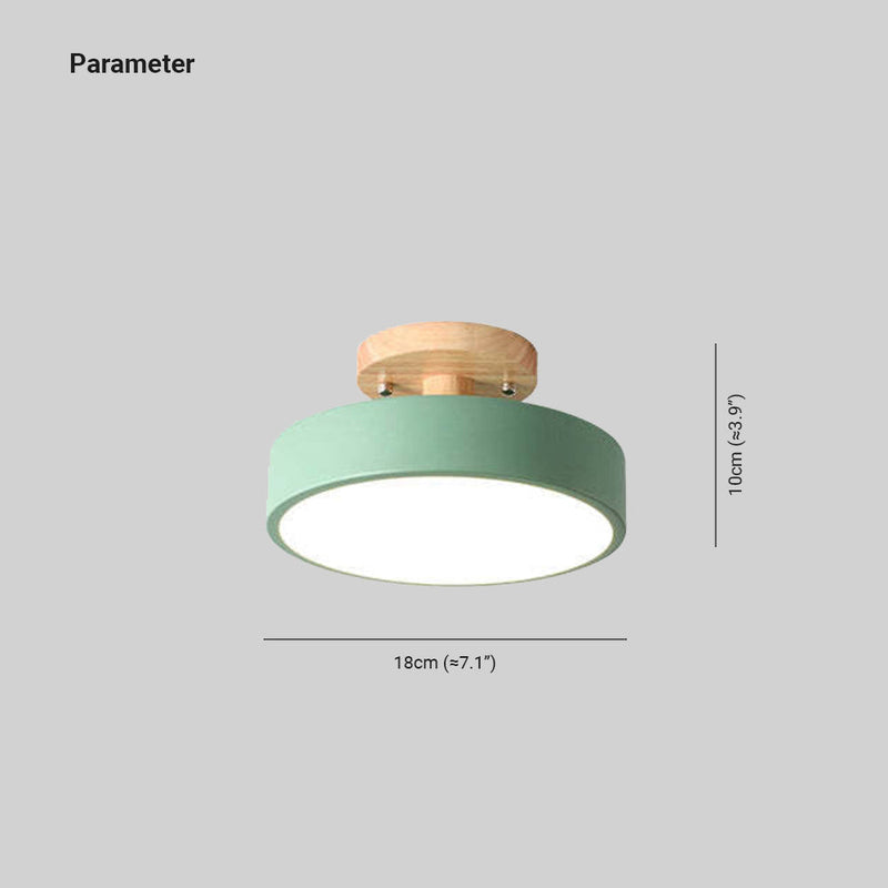 Modern LED Ceiling Light - LunaLux-Wood-State of Style