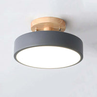 Modern LED Ceiling Light - LunaLux-Wood-State of Style