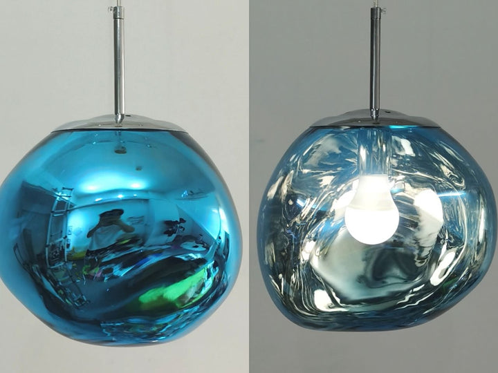 Modern LED Pendant Lamp – Lumaé-Blue-15CM-State of Style