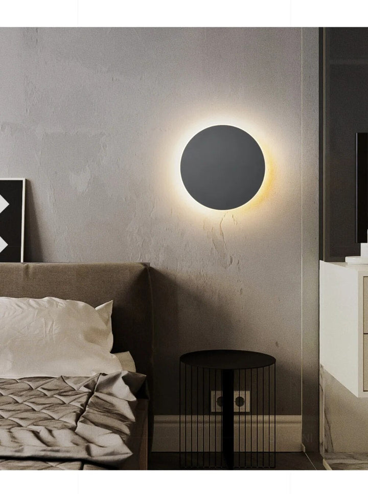 Modern LED Wall Lamp – Lumeo-20 cm Black-Warm White-State of Style