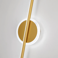 Modern LED Wall Lamp - OpalEdge-Round-Gold-40 cm-State of Style
